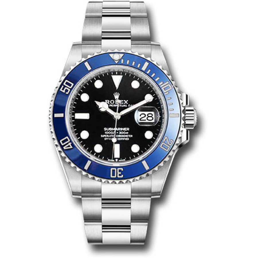 Rolex Submariner Date 41mm Oyster 126619LB White Gold Watch Black Dial