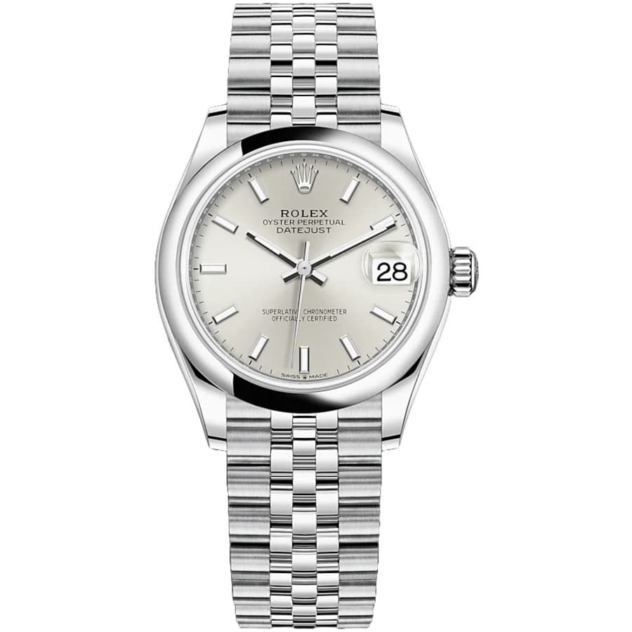 Rolex Datejust 278240 Stainless Steel Jubilee with Silver Stick Dial Watch