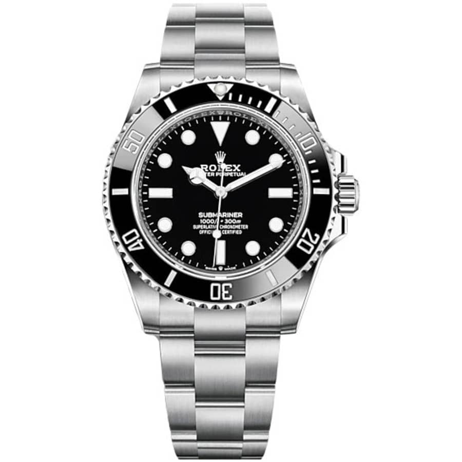Rolex Submariner 41mm 124060 Oyster Stainless Steel Watch Black Dial 2022